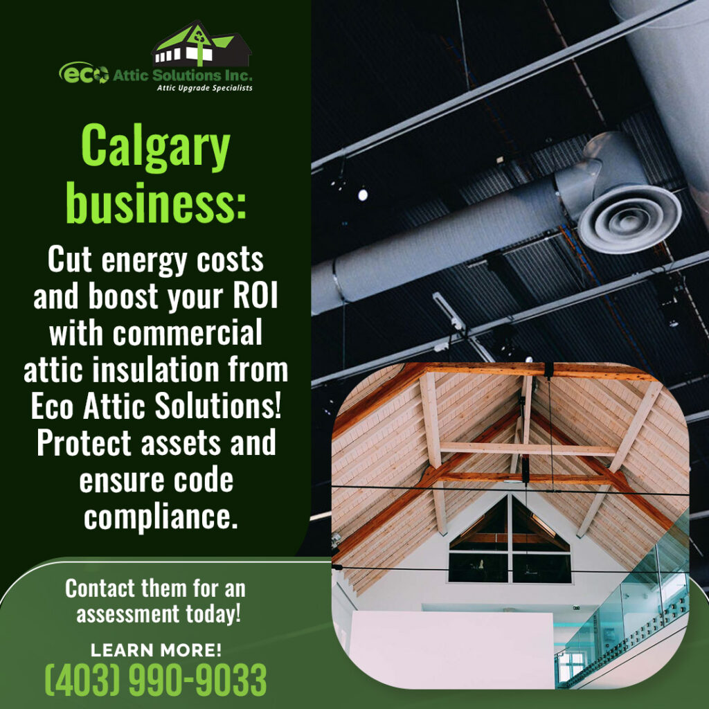 commercial attic insulation in Calgary