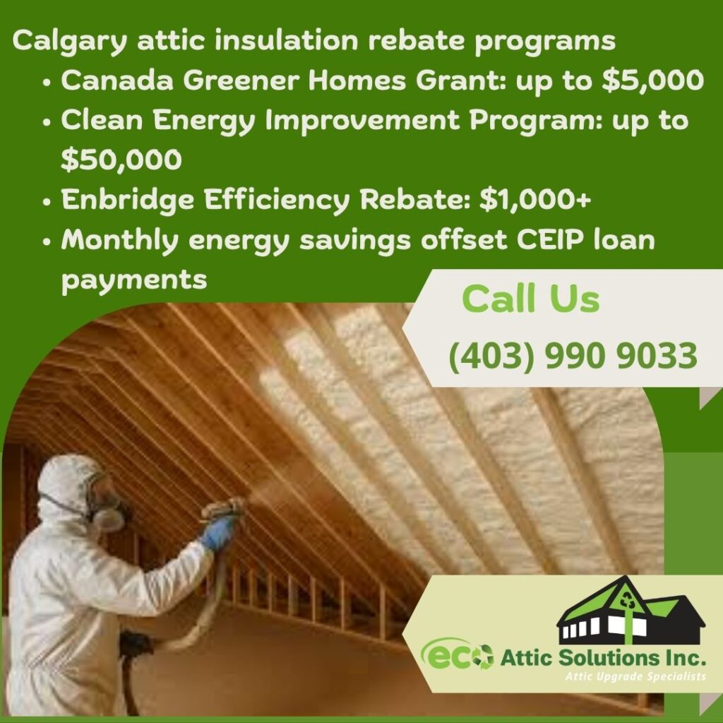 Residential attic insulation