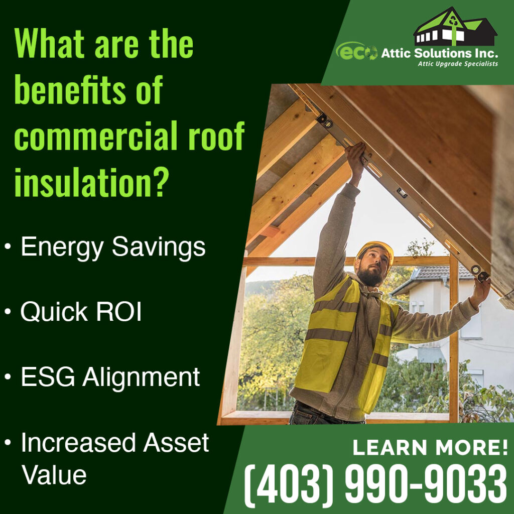 Roof insulation for commercial buildings