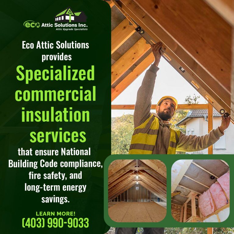 commercial attic insulation in Calgary, AB
