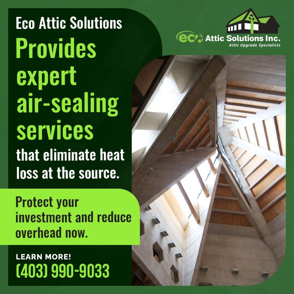 air-sealing attics in Calgary
