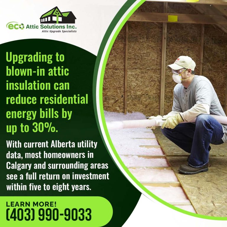 blown-in attic insulation